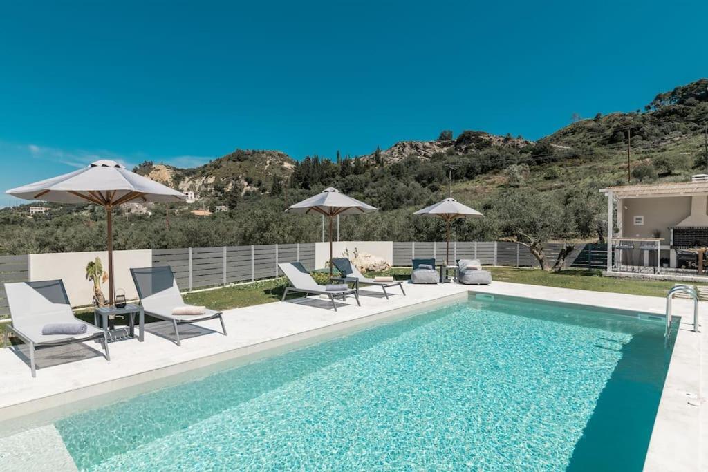 Melissia Luxury Villa Kalamákion المظهر الخارجي الصورة